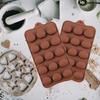Silicone Mold Shell Shape for Homemade Chocolate, Candy, Jelly or Ice Cubes, 1 Pack