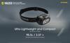 NITECORE NU33 Triple Output Rechargeable Headlamp 700 Lumens Eco Sensor USB Charging Cable USB-C - - Type-C
