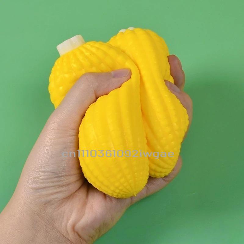 Creative Corn Shaped Stress Relief Toyssoft Anti Stress Squishy Venting Corn Slow Rebound Fidget Toys Children'S Day Party Gift