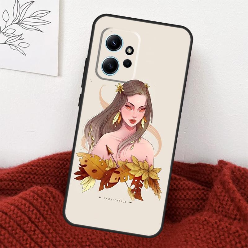 Horoscope Girl Scorpio Taurus Virgo Case For Xiaomi Redmi Note 13 10 11 12 14 15 Pro Plus Cover For Redmi 15 15C 14C 10C 12C 13C