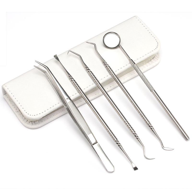 

5шт1набор стоматологических инструментов из нержавеющей стали для профессионального удаления зубного камня