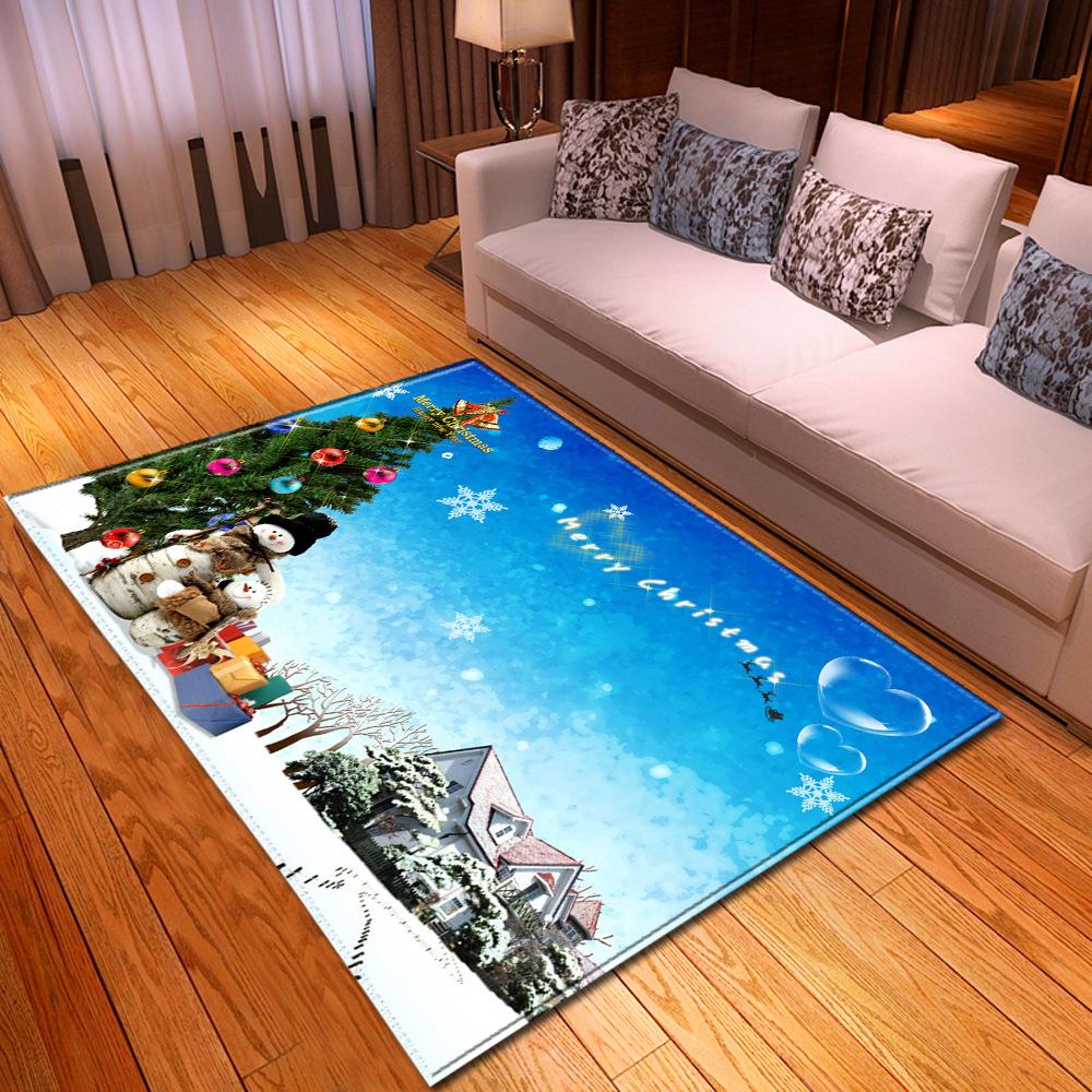 Christmas Living Room Floor Mat Bedroom Dining Room Carpet Carpet Doormat