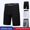 Men's American-Style Quick-Dry Basketball Compression Shorts - High Elasticity for Running, Fitness, and Track & Field Students