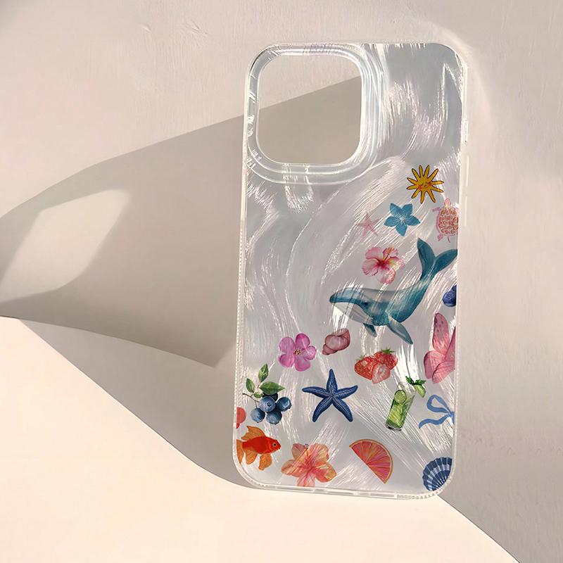 For Xiaomi Poco X6 5G Case Poco X6 Pro Seashell Starfish Pattern Phone Case for Mi 11 Lite NE 5G Poco X6 X3 X5 M6 Pro 4G Cover