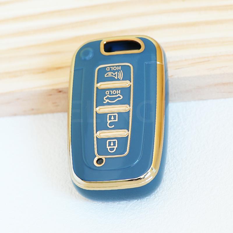 3 4 Buttons Tpu Car Key Case Cover For Hyundai Ix35 Sonata 8 For Kia Forte Rio 3 K2 K3 K5 Sportage Auto Key Chain Accessories