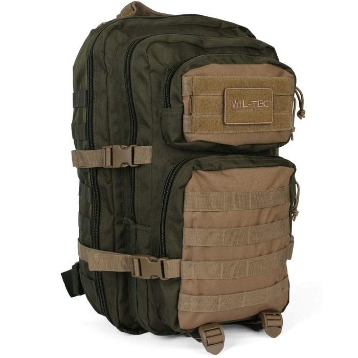 MIL-TEC Backpack US Assault Pack MOLLE System Large 36L - Ranger Green/Coyote