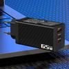 65W GaN Fast Charger: Gallium Nitride PD Adapter with EU, US, UK, AU, KR Compatibility for Mobile and Computer Devices