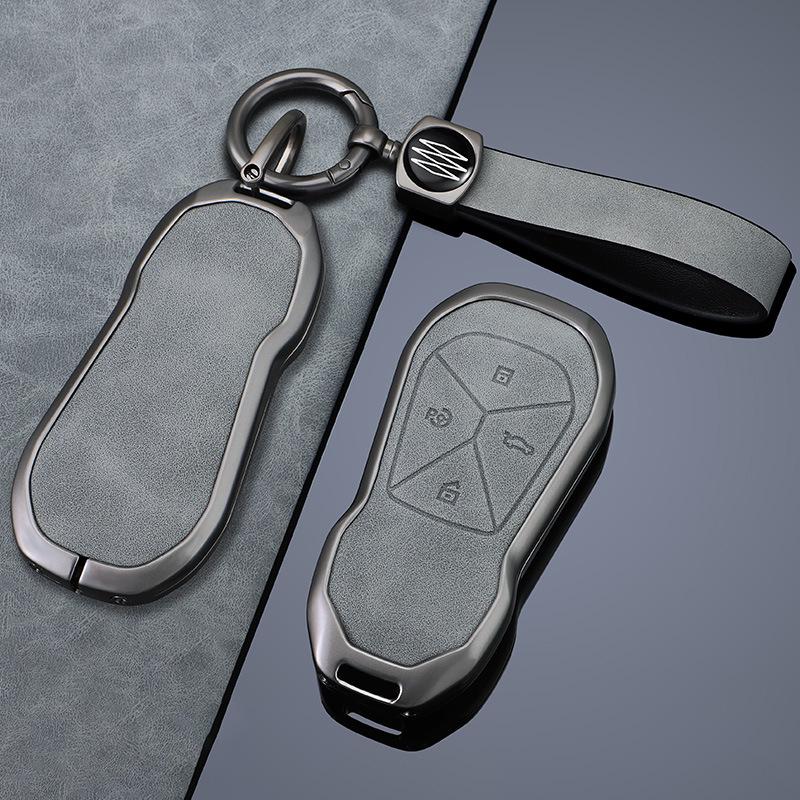XPeng G3i, G9, G6, P7i Car Key Case/Shell - Metal, Unisex