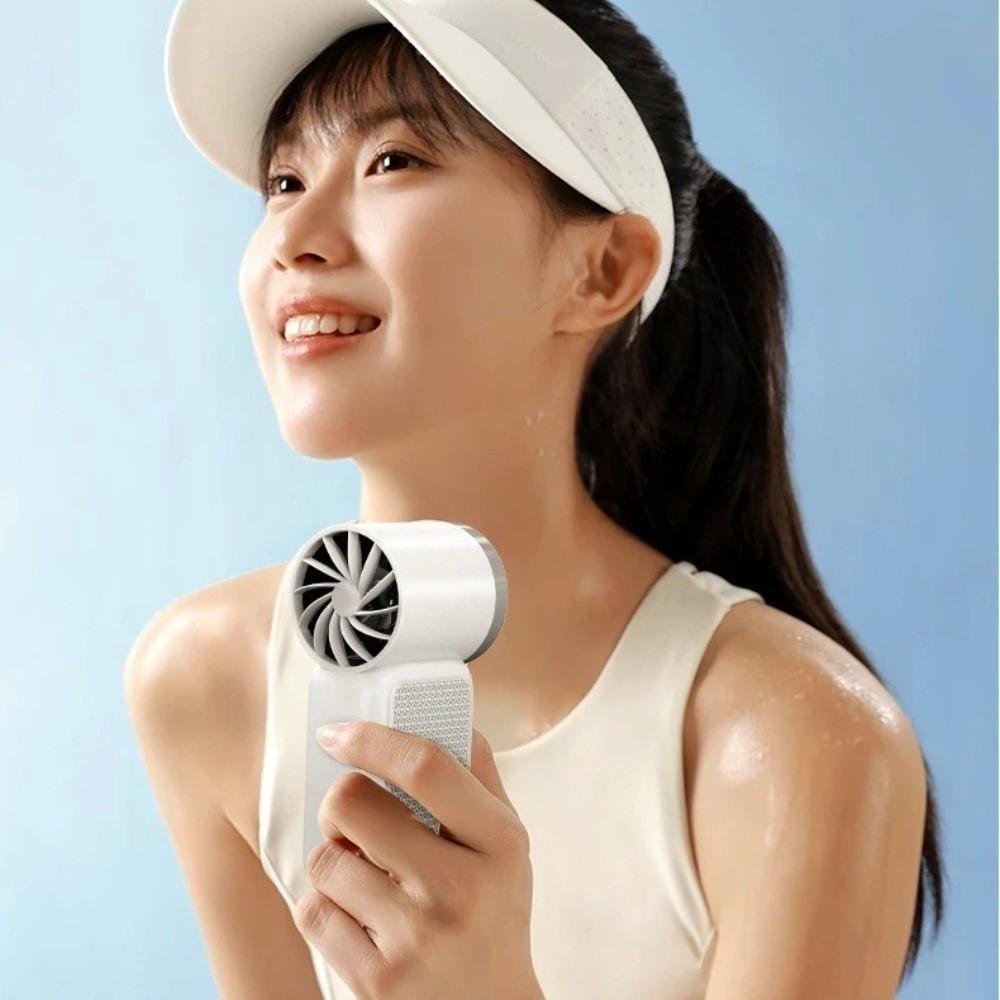 LED Display Desk Fan 100 Adjustable Settings Turbo Fan Portable Mini Handheld Fan  Outdoor