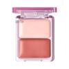 Dual Color Watery Blush Cream for Facial Highlighting and Contouring, Korean Style Makeup