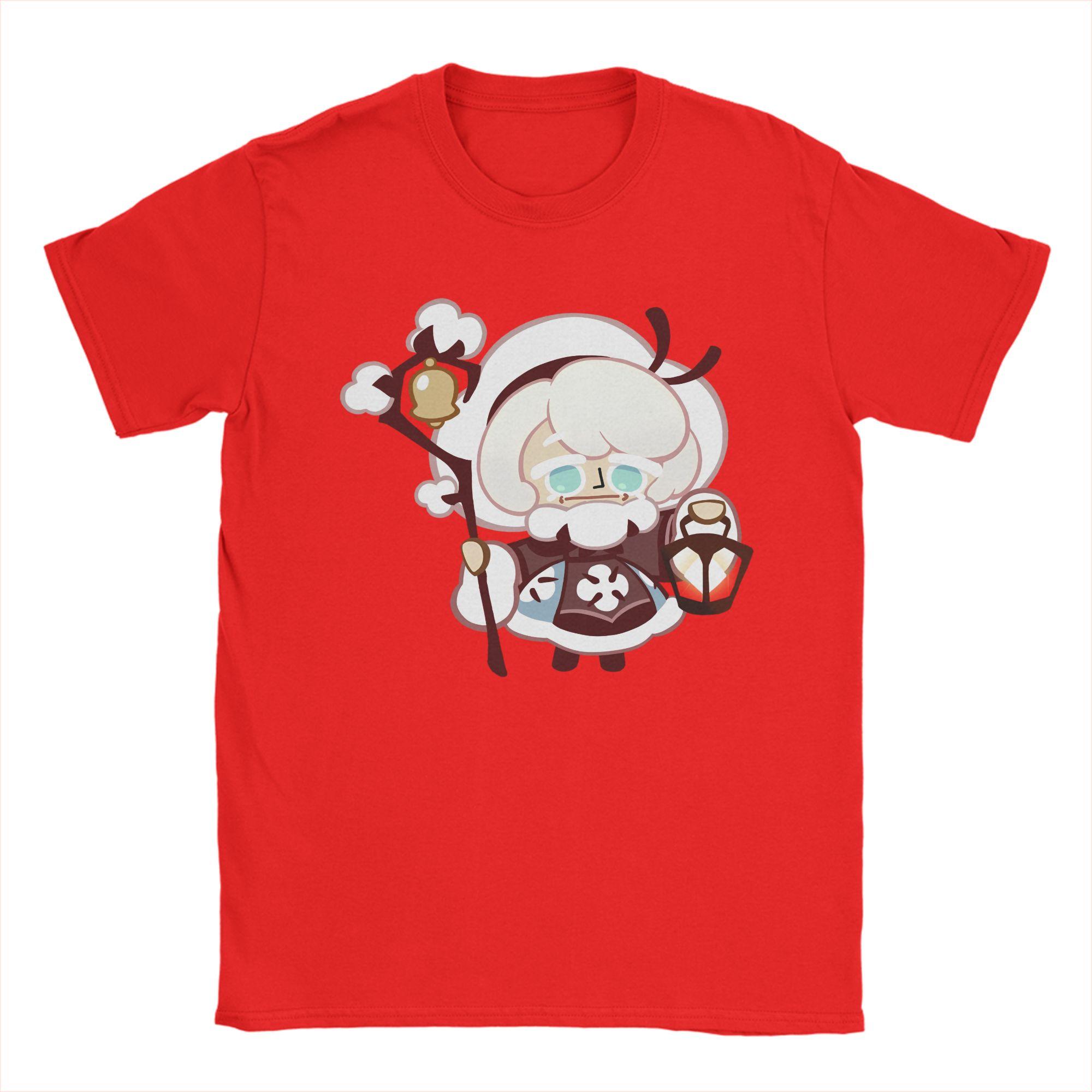 

Футболка унисекс Cookie Run Kingdom 100% хлопок Новинка Круглый вырез Хлопковые футболки с печеньем Топы с коротким рукавом 6XL L