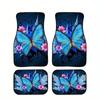 Tappetini per Auto Stile Bohemien Set Tappeti 4 Pezzi e 2 Pezzi Tappetino da Pavimento Antipolvere Accessori Automobilistici Durevoli