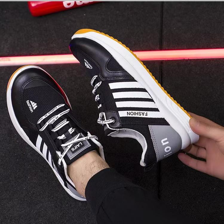 Men's Shoes New Breathable Sports Shoes Casual Travel Versatile Trendy Lightweight Soft Sole College Students' Shoes