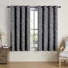 2 Blackout Curtains Grommet Thermal Insulated Room Darkening With Tree Printed Pack Of For Home Bedroom Sleeping Spaces