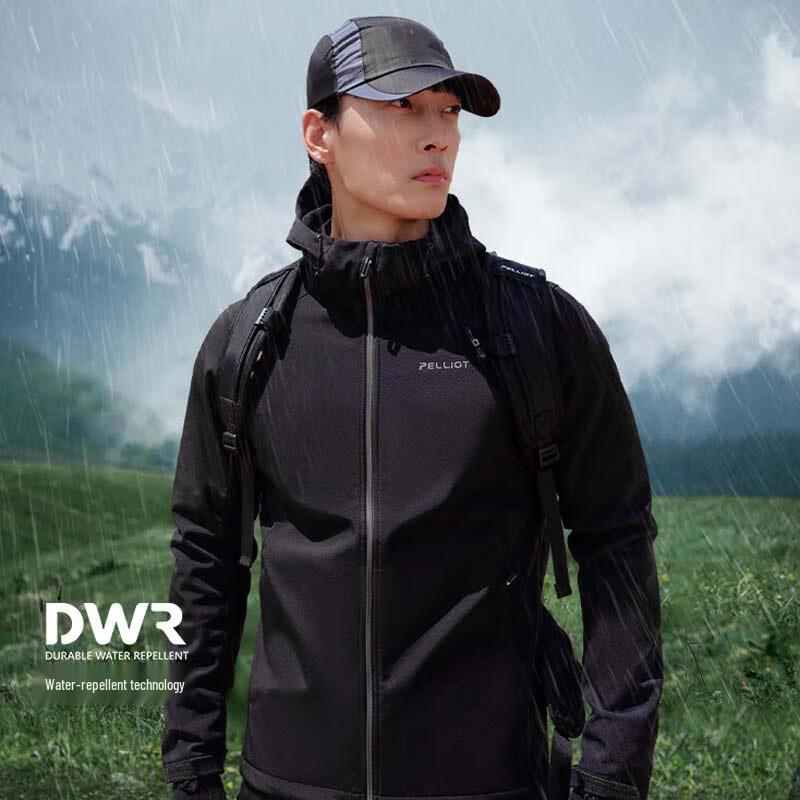 PELLIOT Men's Windproof Hiking Softshell Jacket