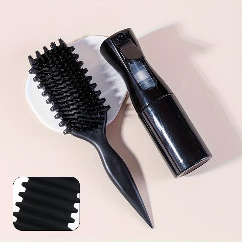 1/2pcs Hair Beauty Set Detangling Candy Brush with Continuous Spray Bottle Soft Curly Hair Care Brush Kit Salon Styling Tools
