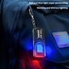 LED Keychain Flashlight Rechargeable EDC Flashlight With COB Mini Torch Light Pocket Lantern Flood Work Light With Magnet