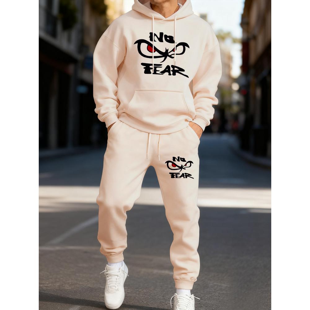 

Fearless Resolution Gaze - Men s Hoodie Set 3XL хакі