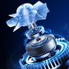 Ventilatore Portatile Turbo 5 in 1 con Clip da Cintura, 5 Velocità, Raffreddamento 24 Ore, Display LED, Torcia, Ventilatore Ricaricabile da Indossare alla Cintura per Campeggio, Esterno, Cantiere