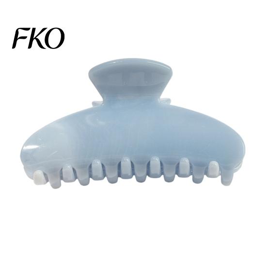 Damage-free Hair Clip Back Head Claw, Macaron Color Shower Clip, Smooth Surface Large Long Claw Anti-Slip Teeth Accessory for Buns Commuting