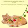 Cat-shaped Mint Toy, Cherry Tomato, Cherry Tomato Bell, Self-entertaining and Boring, Hanging Door, Hairball, Cat Toy Stick