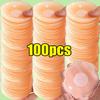 100pcsReusable Invisible Silicone Nipple Cover Self Adhesive Breast Chest Bra Pasties Pad Mat Stickers Accessories Bra Padding