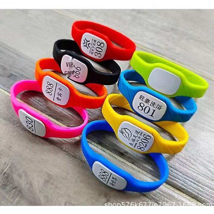 Electronic Sauna Locker Induction Wristband Key Card