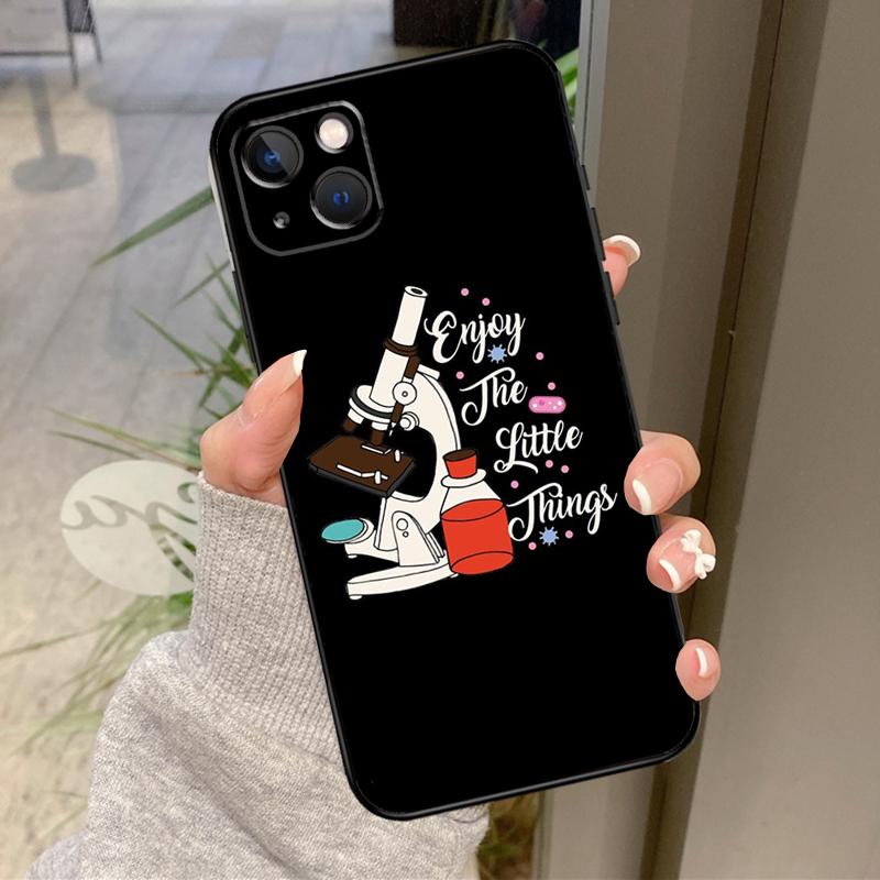 Science Biology Laboratory Case For iPhone 17 Pro Max 16 15 13 12 11 14 Pro Max Plus 13 12 Mini 16e 17 Air Back Cover