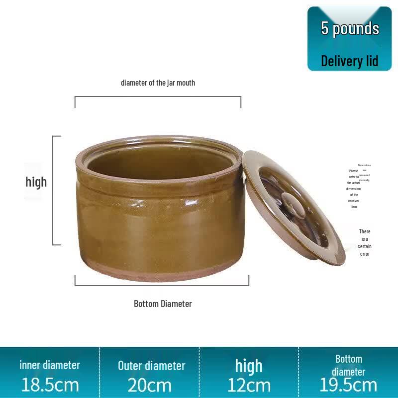Traditional Ceramic Fermentation Jar