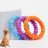 Pet Spiked Ring Toy - Dog Toothbrush & Molar Stick, Durable Chew Toy for Teeth Cleaning, Fun Play Toy for Puppies/Adult Dogs
