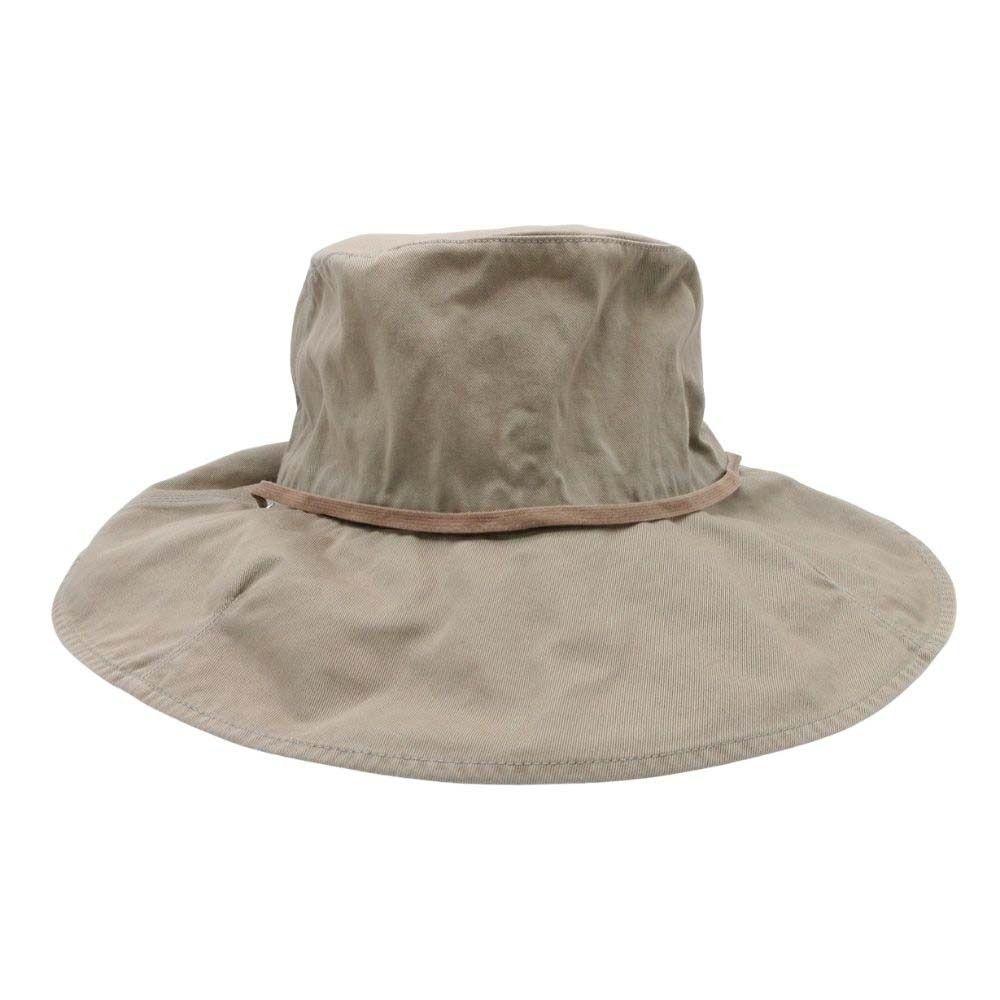Used Good quality KIJIMA TAKAYUKI x DODOJEAN Takayuki Kijima Chiharu Dodo Safari Hat Cotton Chino Cross Hat F Khaki Beige Ladies Old Clothes Used