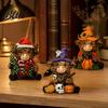 Artistic Home Decorations 3Pcs Highland Cow Figurine, Resin Yak Statues for Thanksgiving Christmas, Creative Desk Farmhouse Tabletop Ornaments