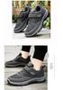 Men's Large Size Lightweight Velcro Walking Shoes - Comfortable Outdoor Travel Footwear for Middle-aged and Elderly Dads