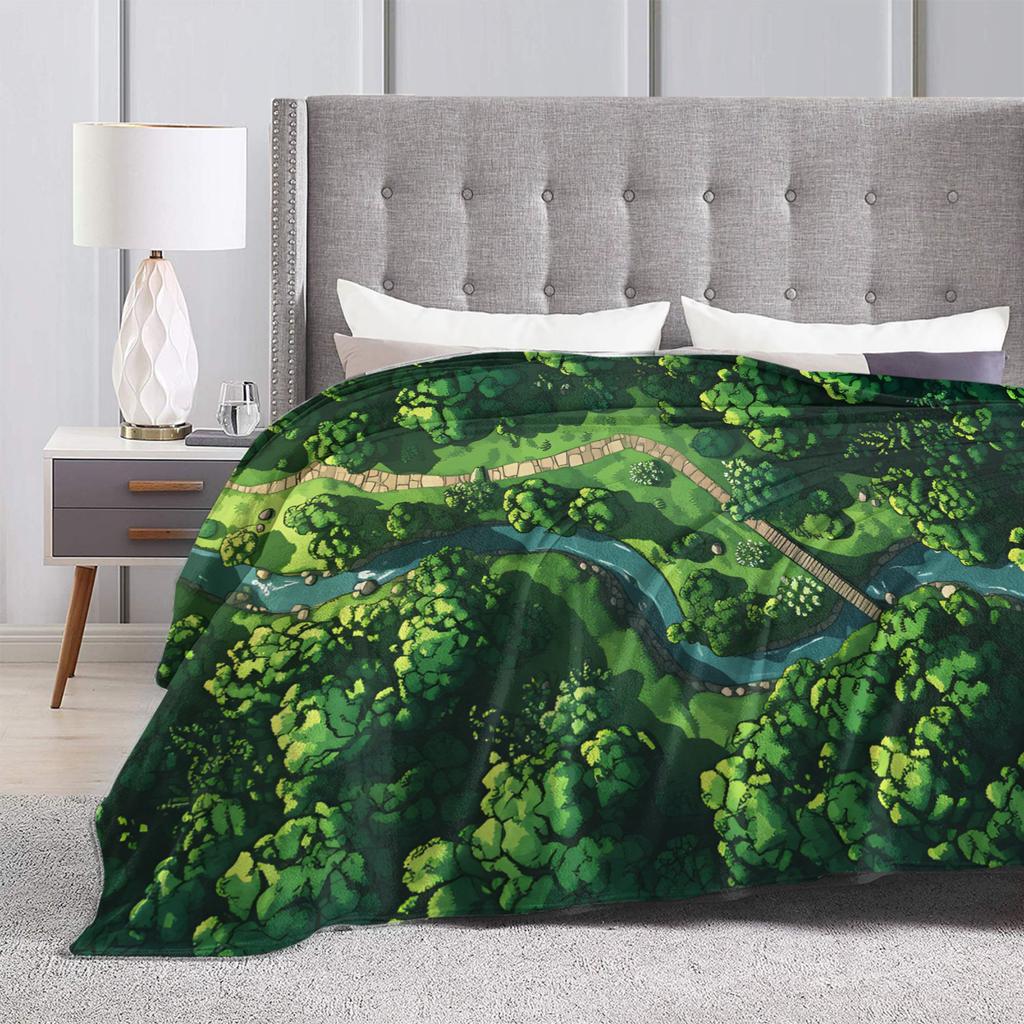 Gras Kampfmatte Wiesenland Grün Decke Qualität Warm Weich Überwurfdecke Winter Picknick Schlafzimmer Neuheit Bettüberwurf