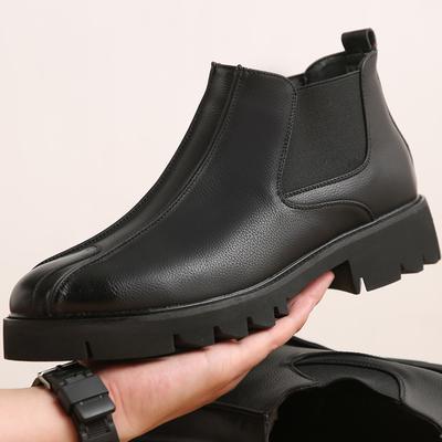 2025 Men's Shoes Small Size Chelsea Leather Boots British Martin Boots Men's Platform Short Boots Men's Boots 20 2537-44
