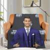 Coperta Personalizzata Divano Ronaldo CR7 Letto Campeggio Pisolino Coperte Morbide e Soffici per l'Inverno Caldo King Size Biancheria da Letto in Microfibra