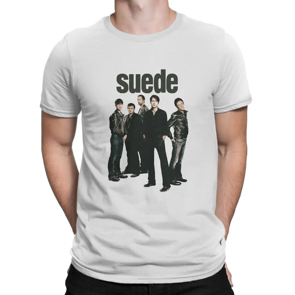 Men's Popular British Rock Bands T Shirts Suede Pure Cotton Clothing Awesome Short Sleeve Round Neck Tee Shirt Summer T-Shirt