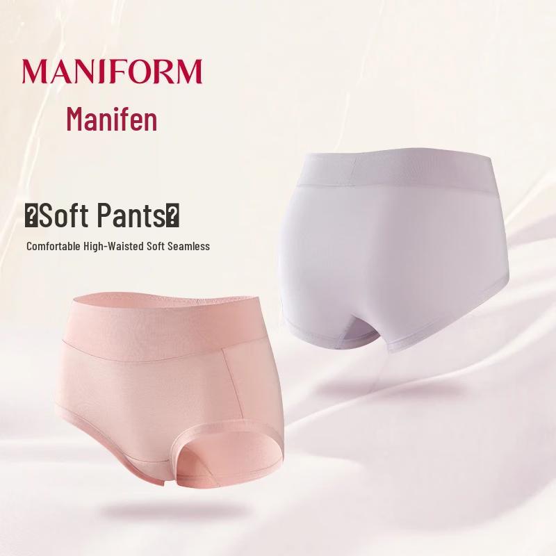 Maniform Women s Seamless Modal High-Waist Antibacterial Briefs 165