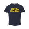 Central Oklahoma Bronchos Basic Block University Collegiate Toddler T-Shirt Navy