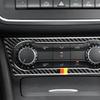 Central Console AC CD Panel Cover Trim Carbon Fiber Decoration Stickers For Mercedes-Benz A B Class W176 W246 CLA C117 GLA X156