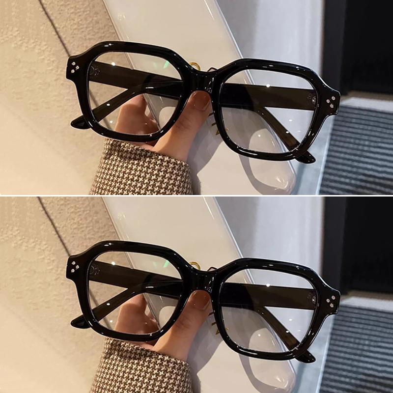 Retro Anti Blue Light Computer Glasses Frame Women Oversized Men Trendy Fashionable Stylish Eyeglasses Classic Spectacles Ouclos