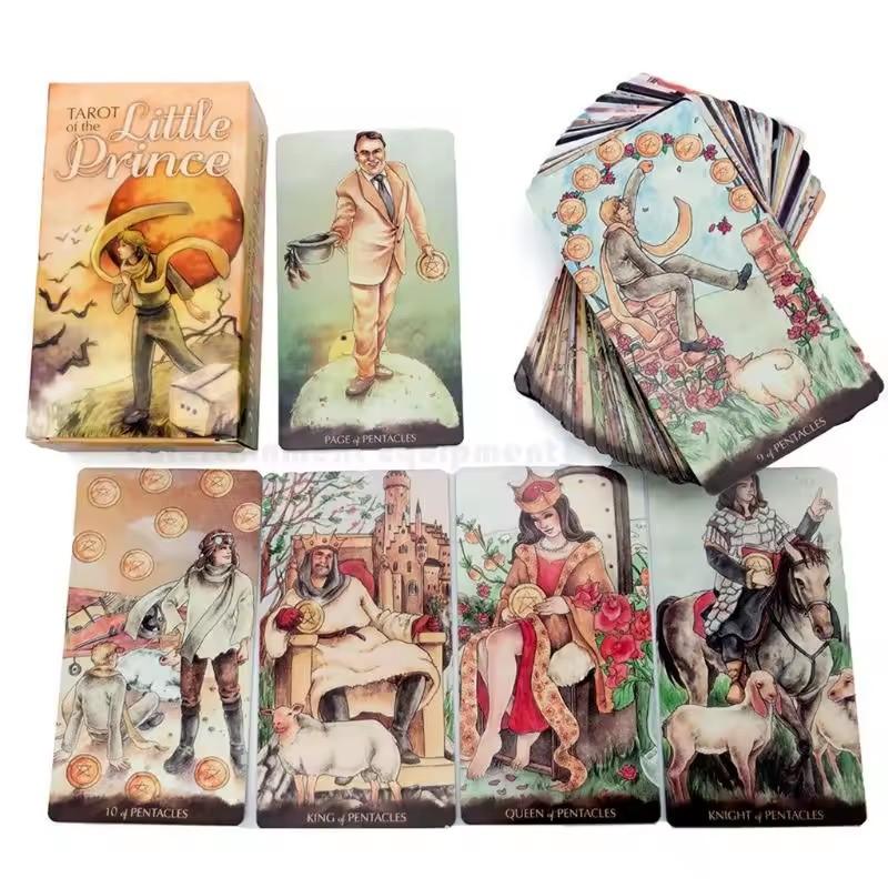 Tarot des Kleinen Prinzen Tarotkarten Brettspiele Anleitung Wahrsagerei Schicksalsorakel Englisch Party Spielkartendeck Tischspiel