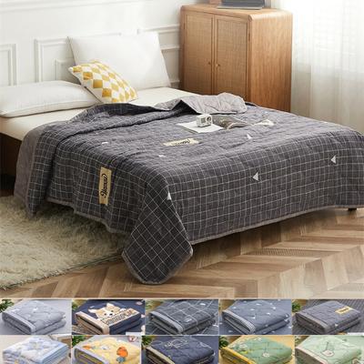 2024 Cool Water Wash Double Combination Summer Cool Quilt Cold Air Condition Thin Blanket Home Decor