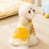 Autumn and Winter Dog Toast Bread Thickened Two-legged Cotton-padded Coat Medium and Small Dog Cat Cute Teddy Pet Dog Clothes