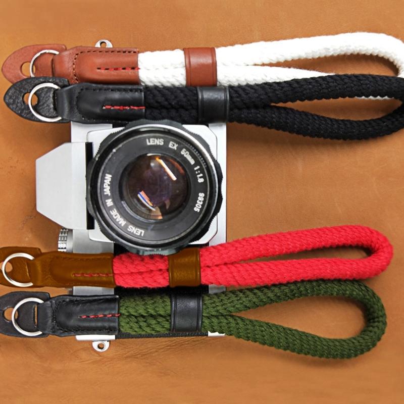 Camera Wrist Strap for DSLR Mirrorless Camera Quick Release Camera Hand Strap with Safer Connector Handmade Nylon Rope
