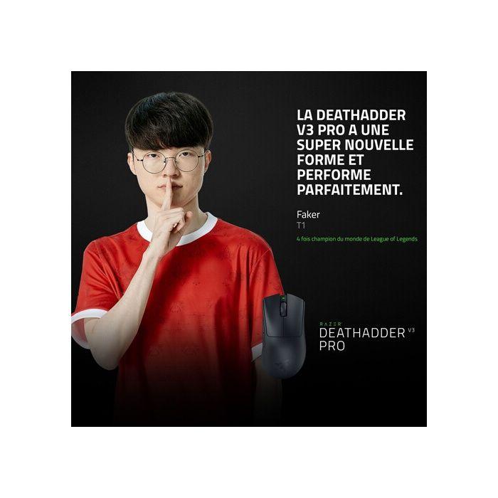 Souris - Razer - Deathadder v3 Pro - Noir - 30000 dpi - 5 boutons programmables