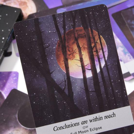 Sada tarotových karet Úžasná legrační skvělá Moonology tarotová karta Oracle pro zábavu