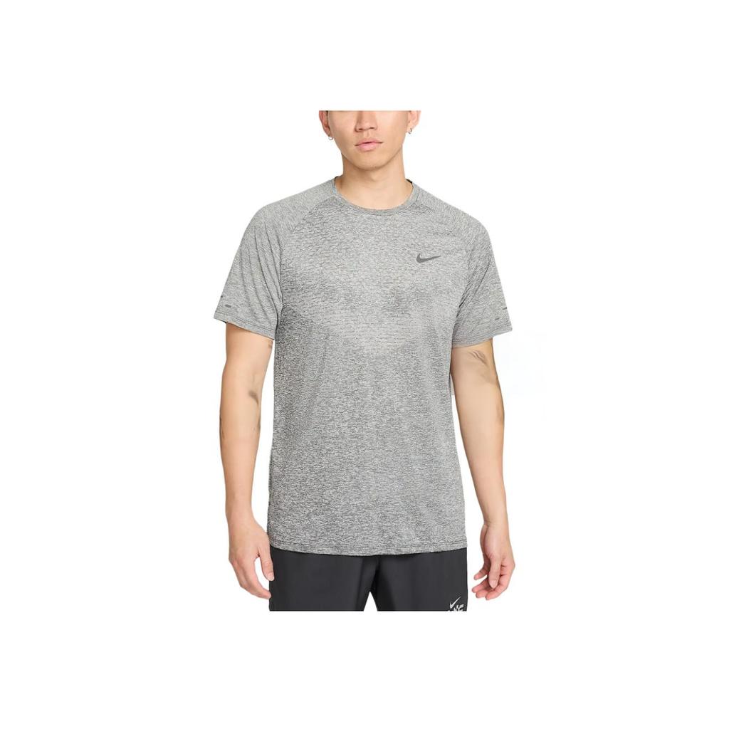Nike Logo Short Sleeve Round Neck T-Shirt Men Tops Smoke-Gray HV5204-084