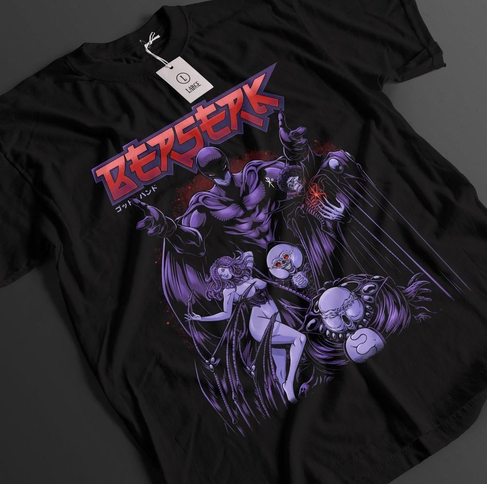 Berserk Shirt Guts Tshirt Casca T-Shirt Griffith Top Warrior Anime Unisex Tee