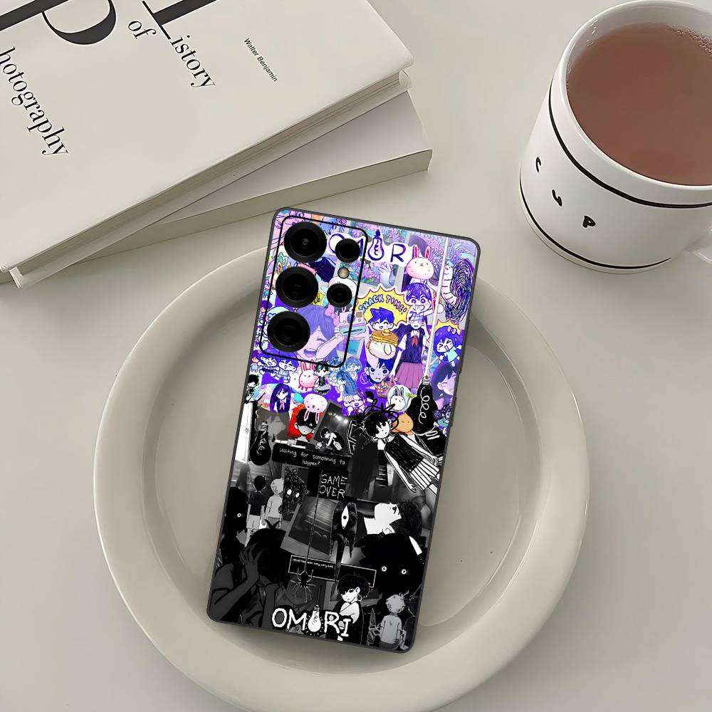 Game Omori Phone Case For Samsung S 24 Fe 25 Ultra Plus 20 Lite 21 30 22 23 24 22 Ultra 5G Fundas